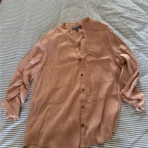 Democracy Men's Shirt in Light Brown